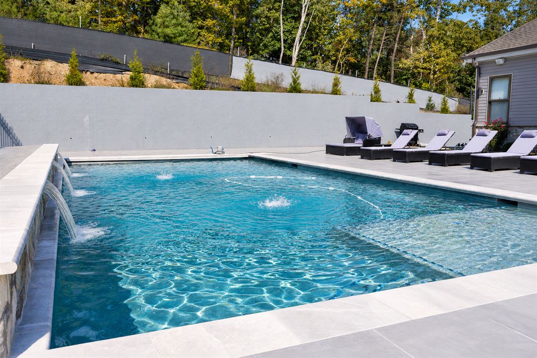 The water feature, The Main Villa