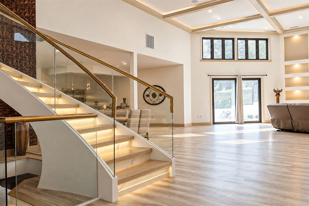 The entrance staircase, The Main Villa